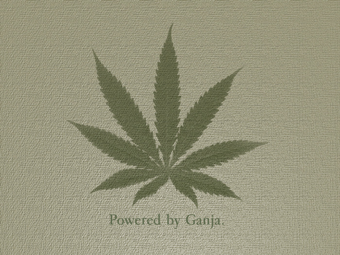 Powered_By_Ganja - Marijuana Wallpapers
