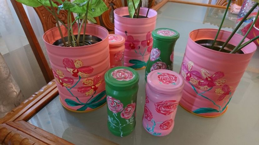  - Ghivece decorate manual