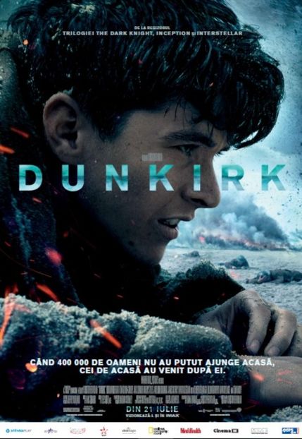 in 21 iul, Dunkirk (2017) - Filme in curand