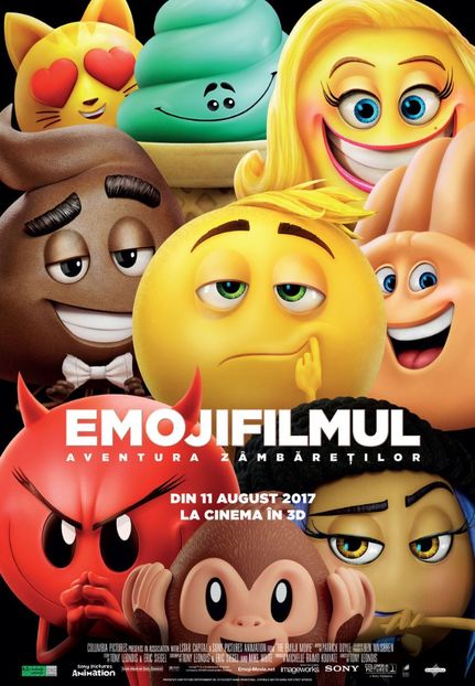 din 11 aug, The Emoji Movie (2017) - Filme in curand