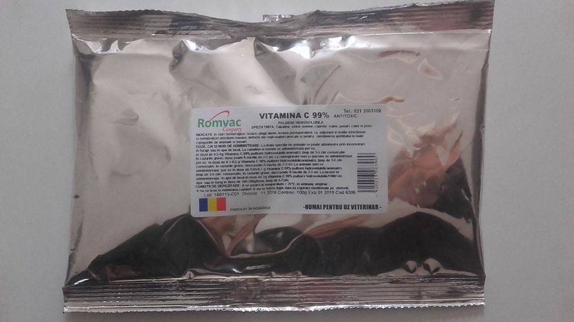 VITAMINA C 100 G 32 RON - PRODUSE ROMVAC