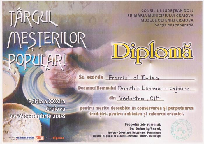 0 - Diplome obtinute la expozitii si targuri