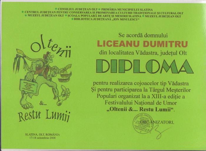 0 001 - Diplome obtinute la expozitii si targuri