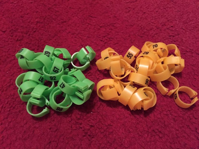 Cleme 14 mm - Cleme cu număr 8 mm