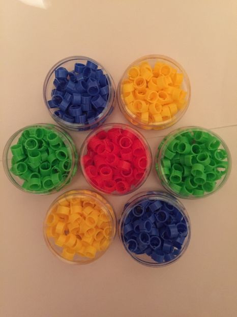 Cleme 8 mm 10 lei cutia 50 buc - Cleme cu număr 8 mm