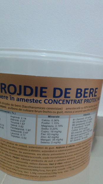 DROJDIE DE BERE CU BORHOT DE BERE 3KG - 24 RON - alexstroe