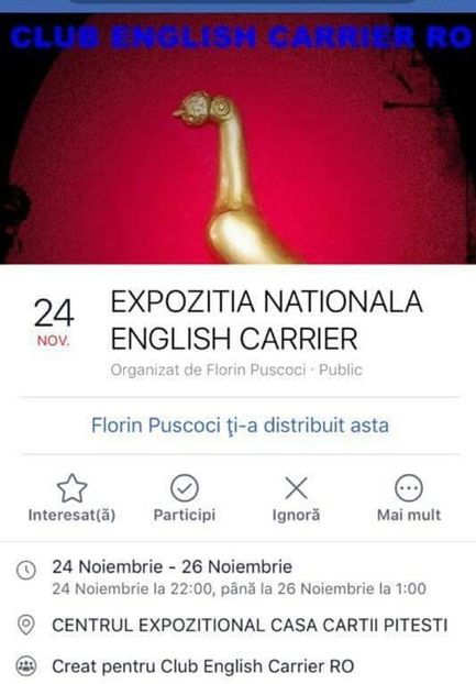 PITEŞTI 25-26.11.2017. - EXPOZIȚIE NAȚIONALĂ CARRIER 25-26 11 2017 PITESTI