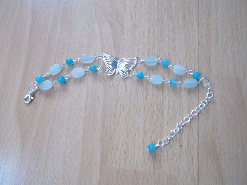 Bratara acvamarin 35 lei - 003 BIJUTERII HANDMADE DE VANZARE