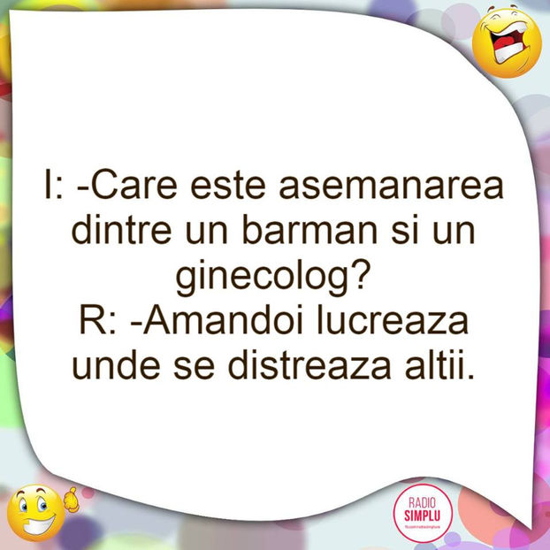 Asemanare Barman si Ginecolog - Funny