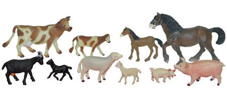 animale-domestice-cu-puii-set-de-10-figurine-3-1724623363 - Animale desenate