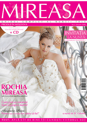 revista MIREASA- 3 poze cu rochii de mireasa - magazin de dulciuri