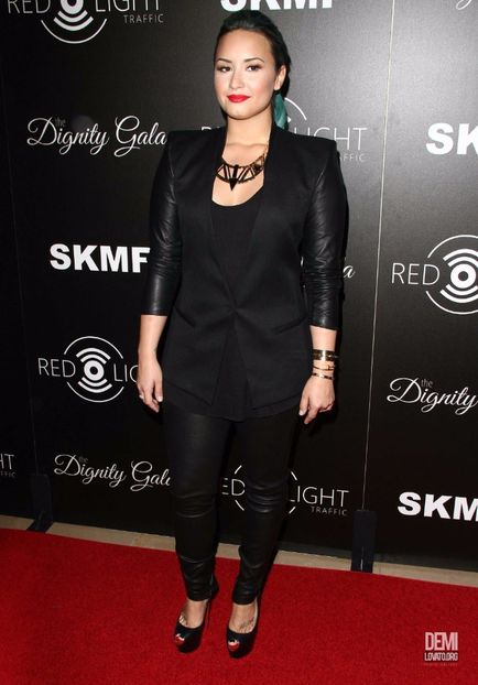  - DEMI LOVATO LA LAUNCH OF REDLIGHT TRAFFIC APP DIGINITY GALA