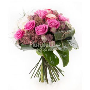 buchet_trandafiri_roz_2_2 - BUCHETE DE FLORI