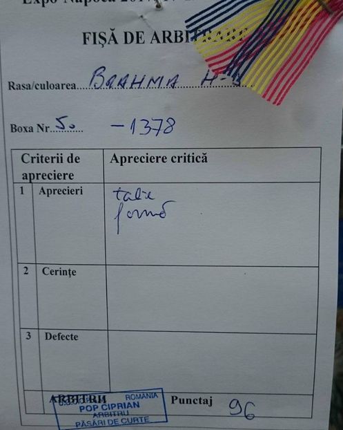 FISA M1 - EXPOZITIA ZONALA EXPO-NAPOCA 17-19 11 2017