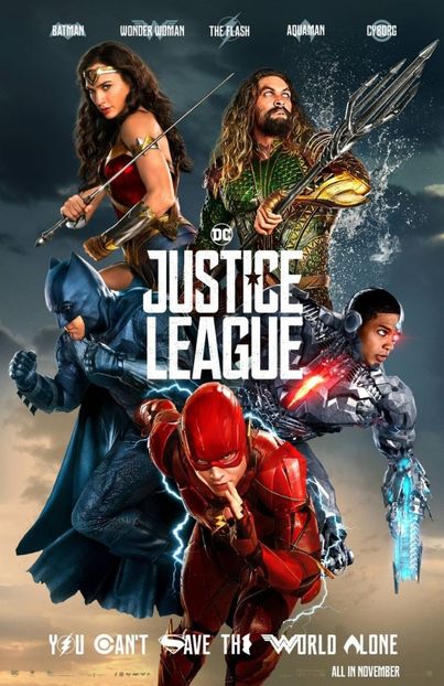 din 17 nov, Justice League (2017) - Filme in curand