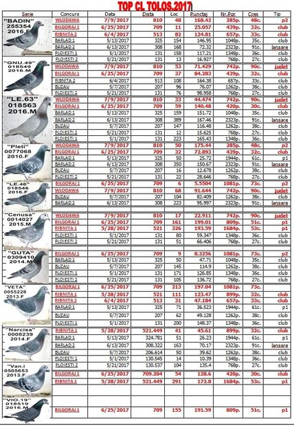 TOP 2017 - TOP CLASARI 2017