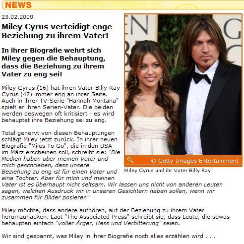 MileysBeziehungzuihremVater