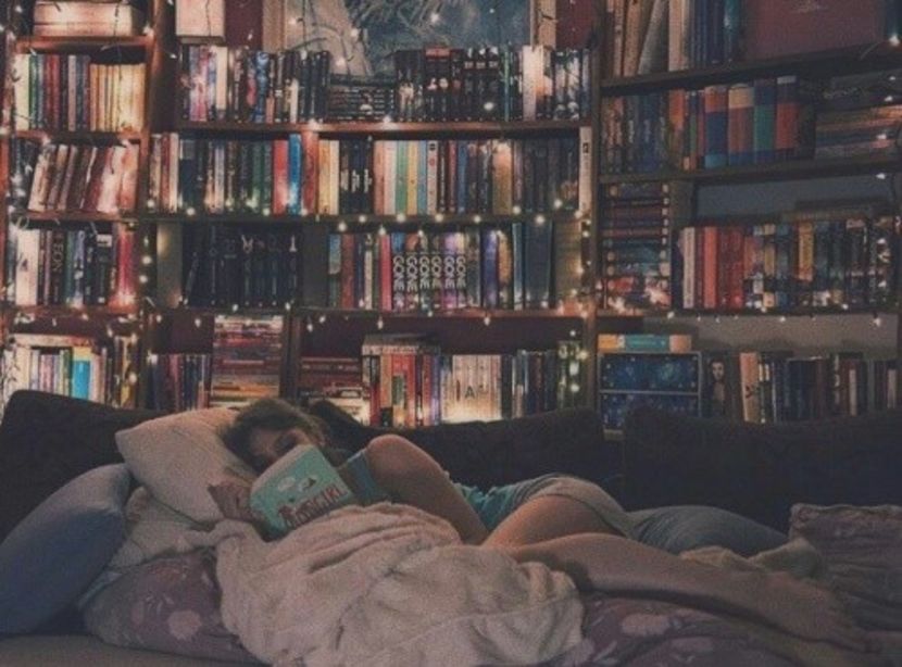 eu în fiecare seară - I just love books