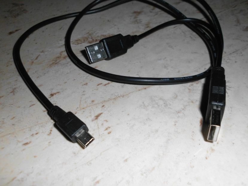  - Cablu 2USB miniUSB