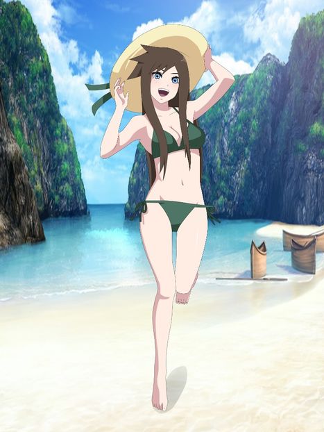 Beach - Naruto Character- Shion Aburame