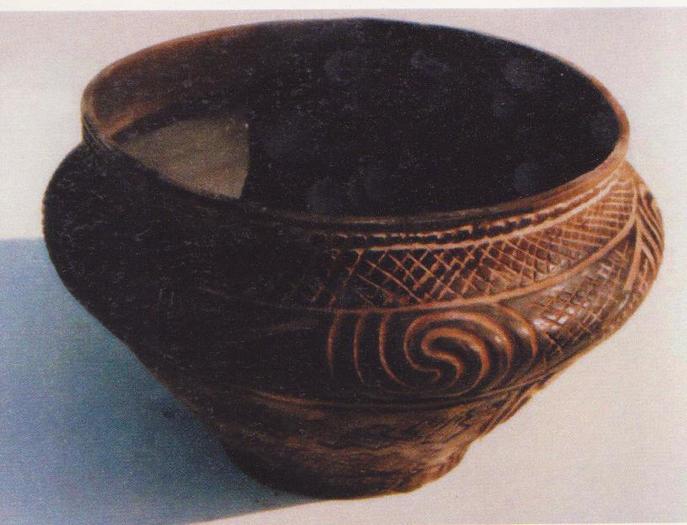 Vas 1 - Ceramica de Vadastra ce reproduce ceramica neolitica