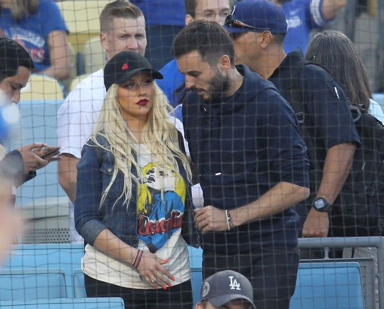  - At Los Angeles Dodgers Game in LA - 2017 July 22