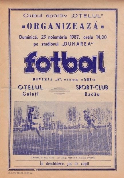 Otelul Galati - Sport Club Bacau 1987 - Otelul Galati Istorie