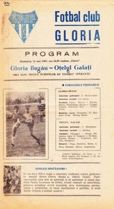 Gloria Buzau - Otelul Galati 1986 Program Meci - Otelul Galati Istorie