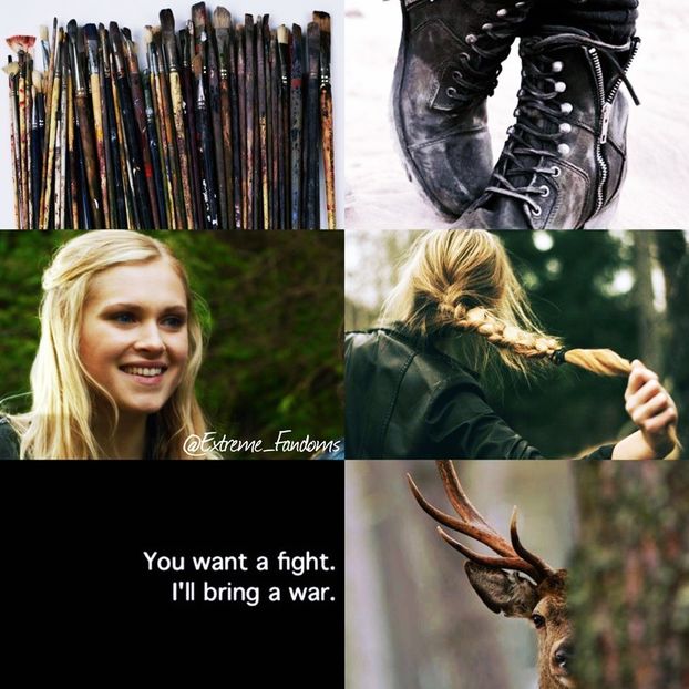 — Clarke Griffin, The 100 - challenge with my heroes