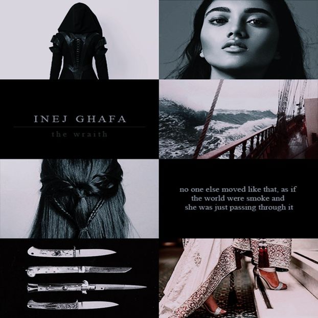 — Inej Ghafa, Six of Crows - challenge with my heroes