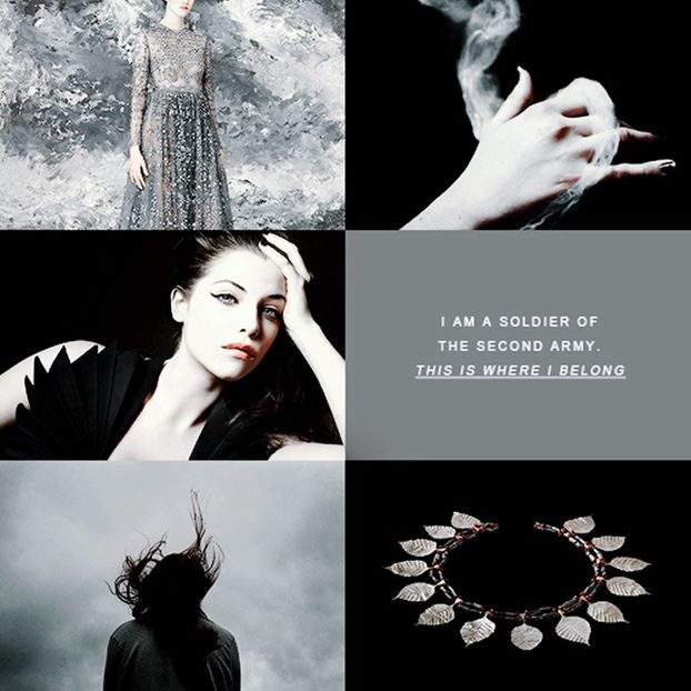 — Zoya Nazyalensky, The Grisha Trilogy - challenge with my heroes