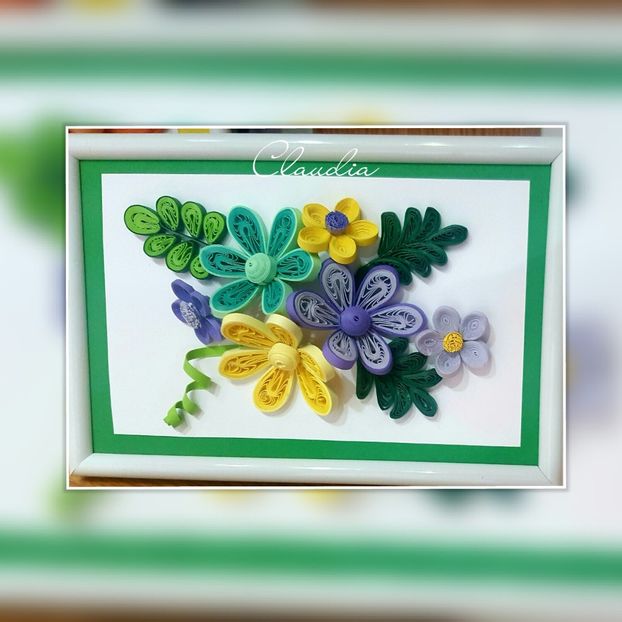  - 5 quilling- tablouri