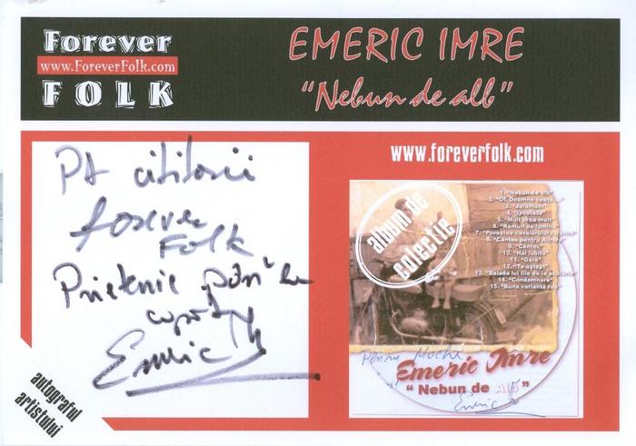 autograf-emeric-imre - Autografe