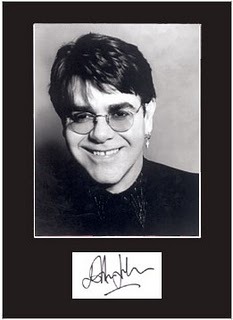 Elton John - Autografe