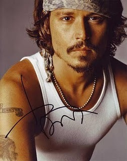 Johnny Depp - Autografe