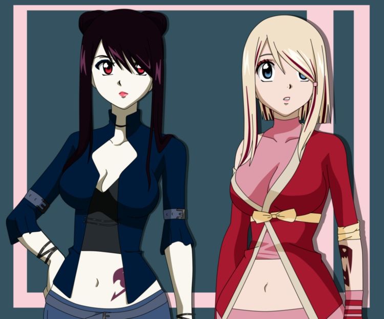 rosalie n amelia color swap - 2nd Fairy Tail Character