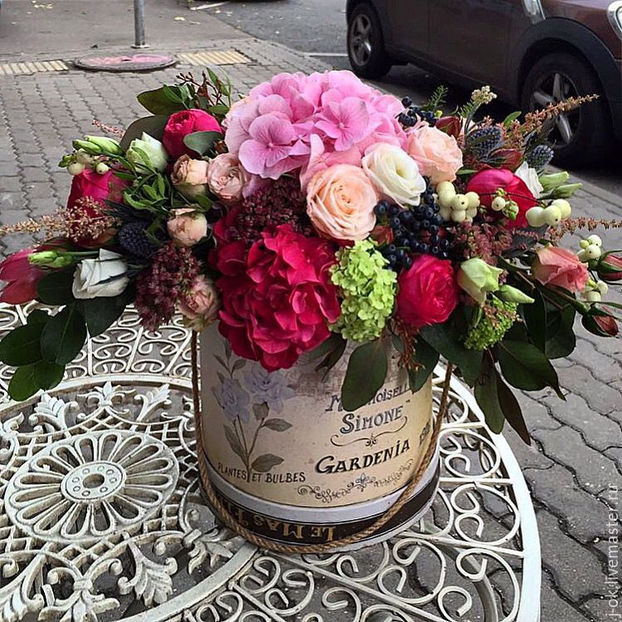 Cutii cu flori - Flori in cutii pentru ocazii