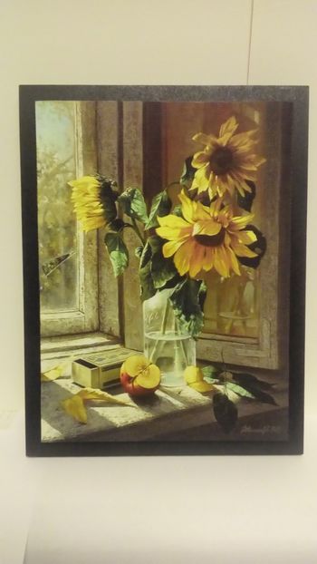 40 - Tablouri Flori - transfer de imagine pe canvas