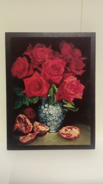 41 - Tablouri Flori - transfer de imagine pe canvas