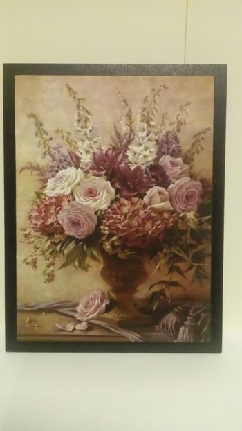 42 - Tablouri Flori - transfer de imagine pe canvas