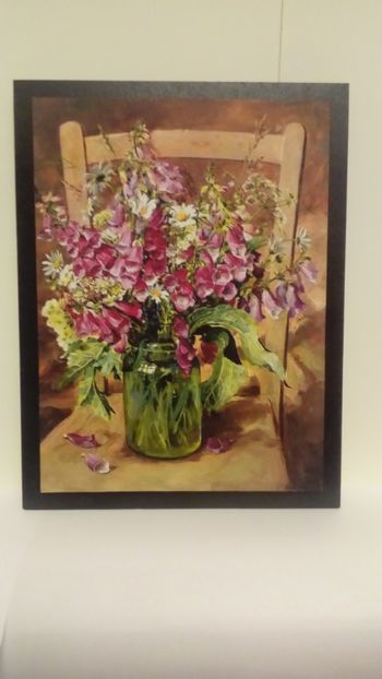 43 - Tablouri Flori - transfer de imagine pe canvas