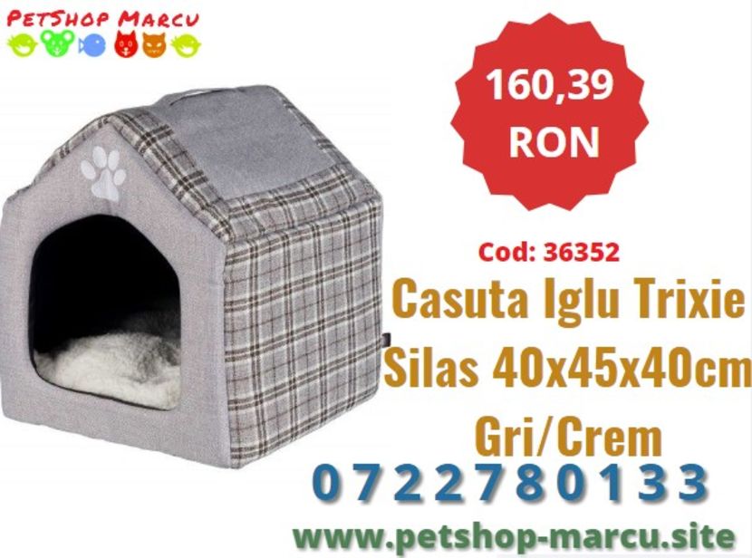 casuta_iglu - Hrana si Accesorii Pisici - Petshop Marcu