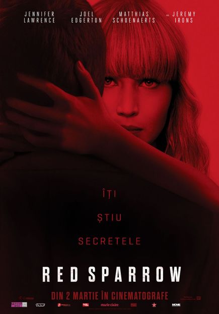 din 2 mar, Red Sparrow (2018) - Filme in curand