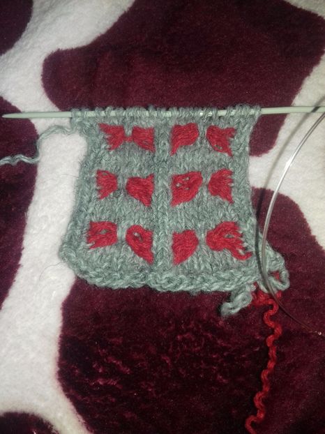 Model cu fluturași - Tricotaj - Lucrarile mele