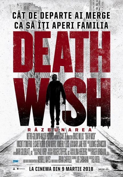 din 9 mar, Death Wish (2018) - Filme in curand