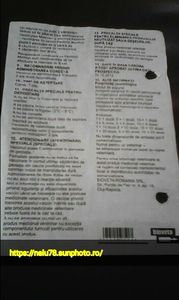 Prospect verso - Prospecte