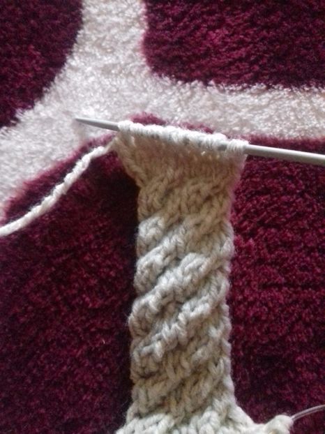 Model torsadă - Tricotaj - Lucrarile mele