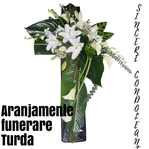 Coroane funerare Turda #coroaneturda #funerareturda #floriturda #florarieturda #jerbeturda - Coroane jerbe funerare flori Turda