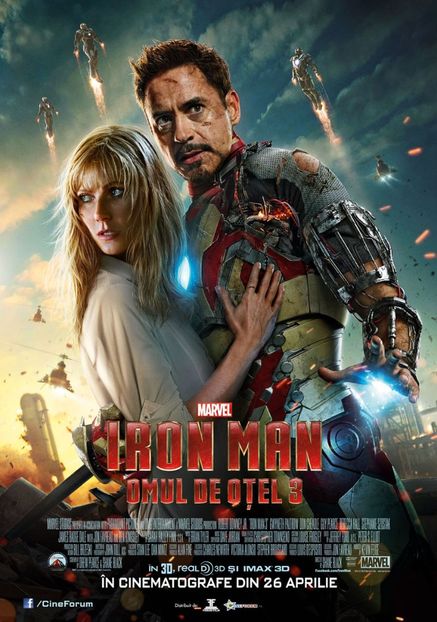 Iron Man 3 (2013) vazut de mine - 01 Ultimul film sau serial vizionat de tine