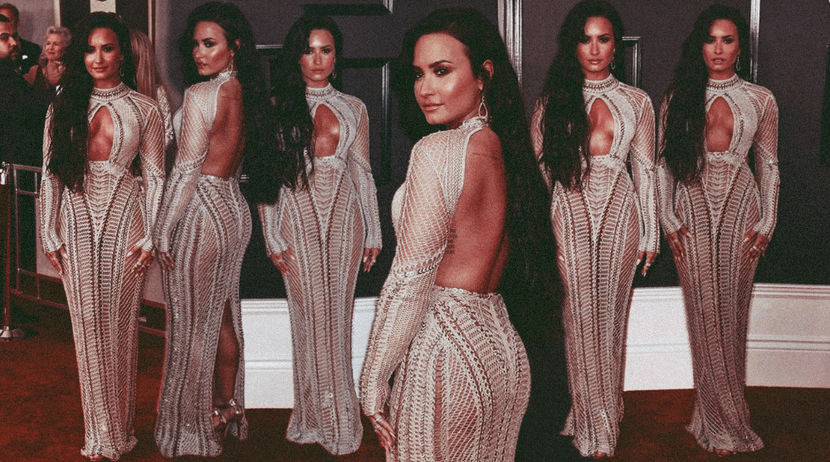 　Demi Lovato, is... [continue reading] - Keeping it up with Elle fashion ups